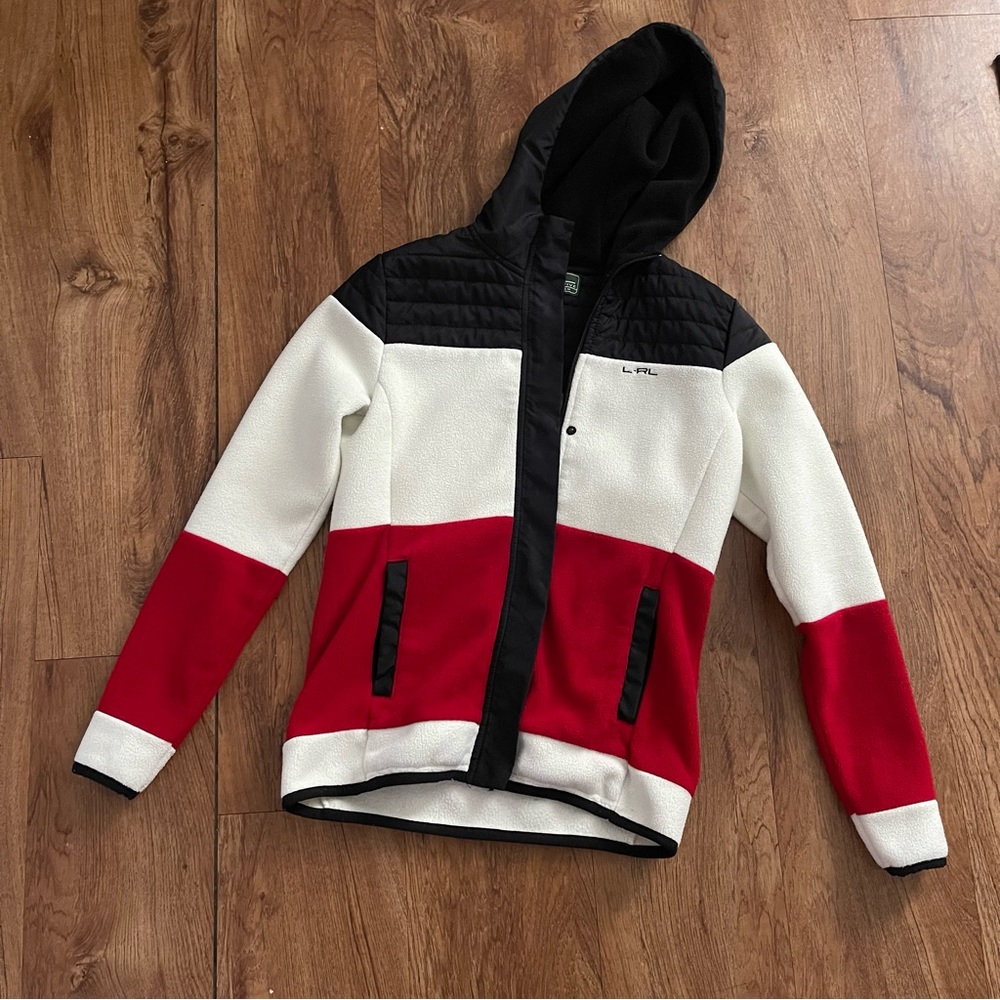 L-RL Lauren Ralph Lauren XS Women’s Active Hooded Fleece